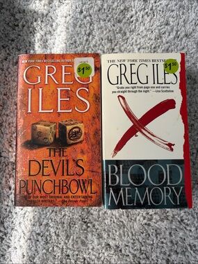 The Devil's Punchbowl & Blood Memory Paperback Set - Orange, White